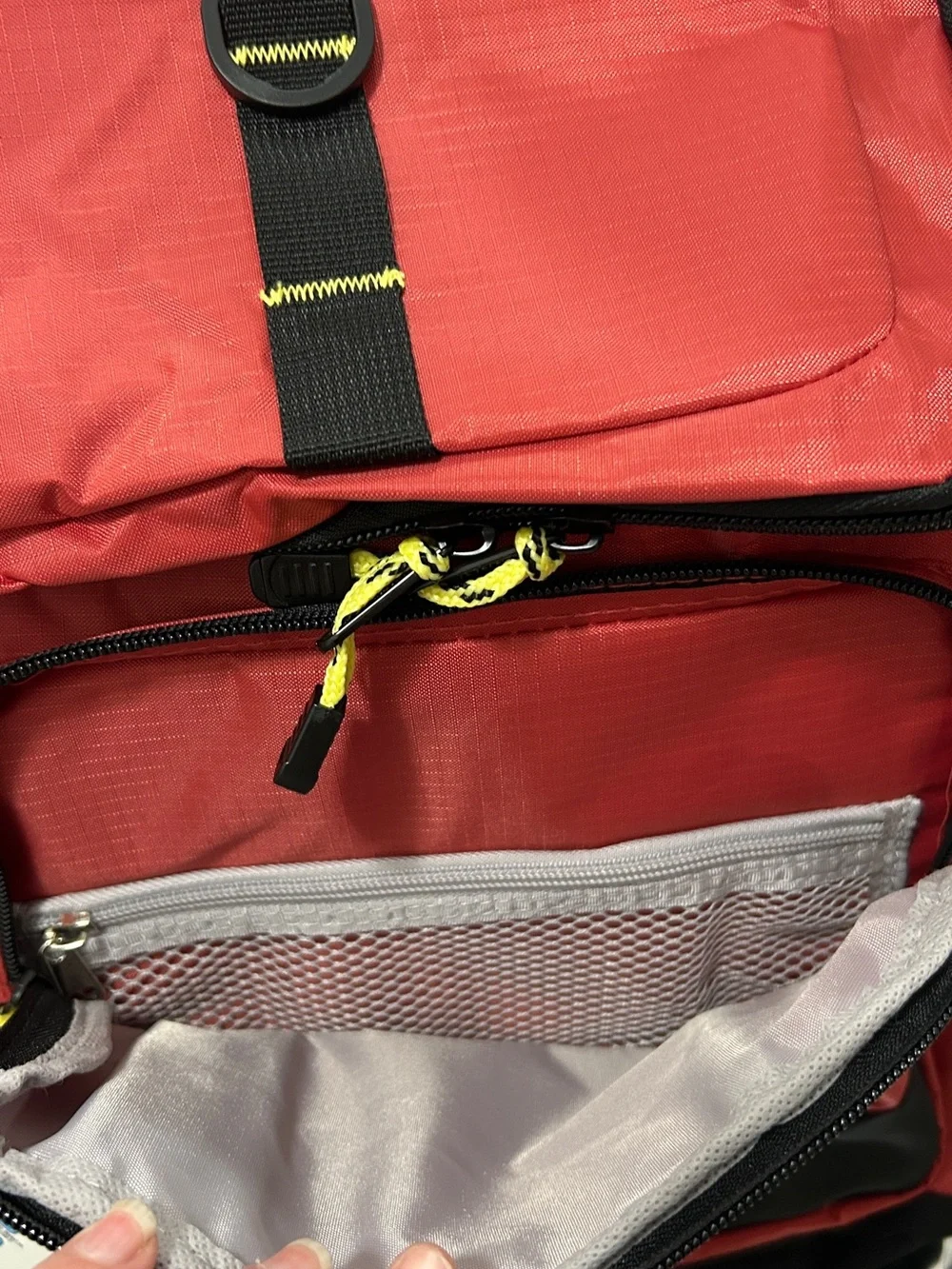 Eastsport Fortress Top Load Backpack Red Black NWT Large Travel School Bag